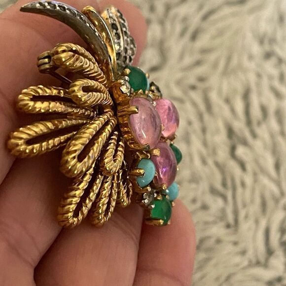 🤩rare vintage JOMAZ brooch - Picture 6 of 13